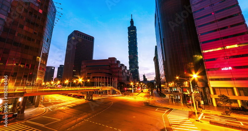  Taipei City from nigh to tday , no flicking  photo
