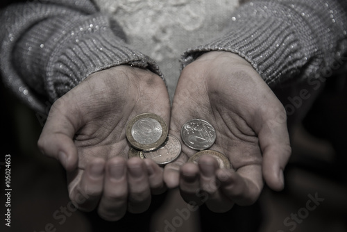 Money in the hands of the poor
