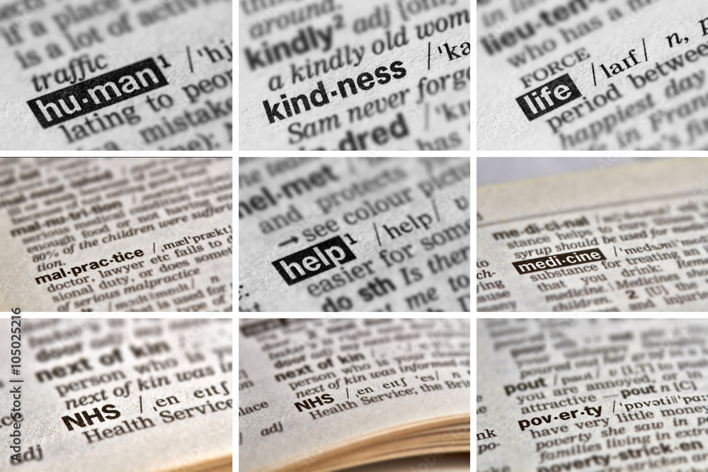 Fototapeta premium Health Medicine Words Set (2 of 9)