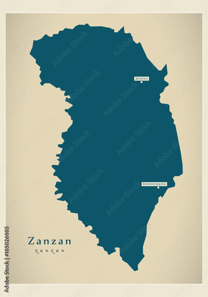 Modern Map - Zanzan CI