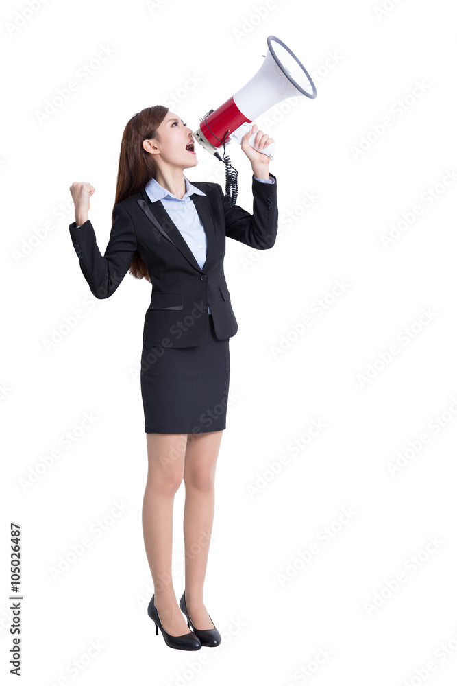 business woman screaming business woman screaming