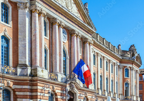 Obraz na płótnie City Hall of Toulouse, France w salonie
