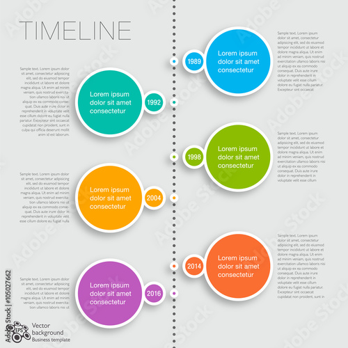 Timeline #Vector Graphic
