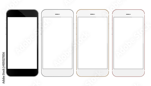 mock up phone vector design