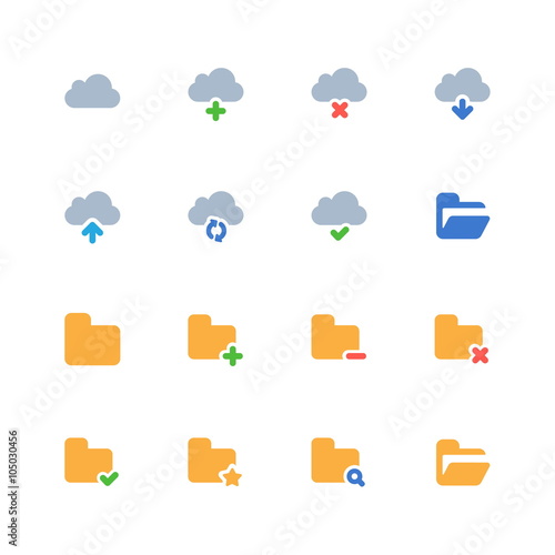 Cloud icons