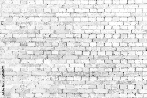 Weiße Ziegelmauer photo