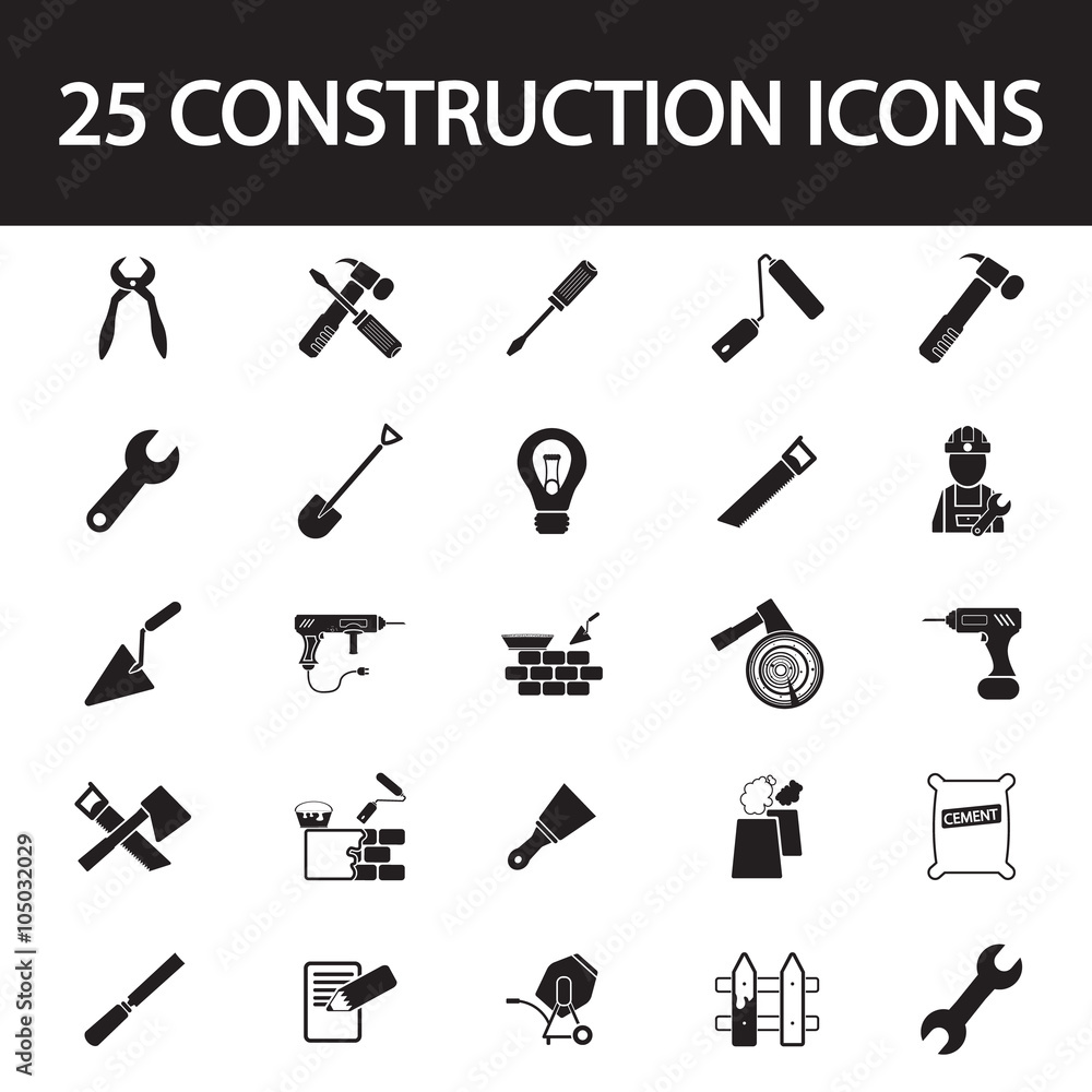 Obraz premium construction set icon