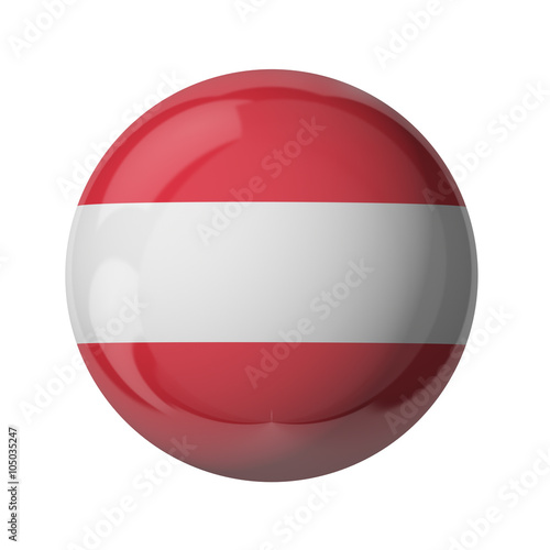 Free Download Austria flag, glassy ball - GFXLoad