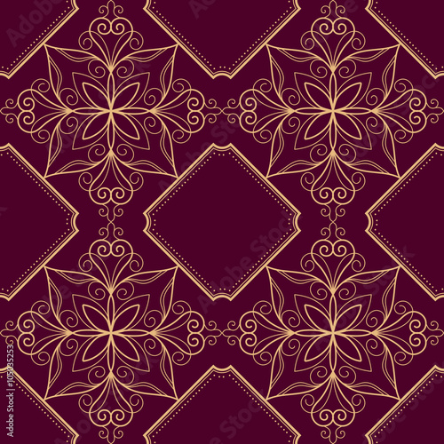 Ornamental retro pattern