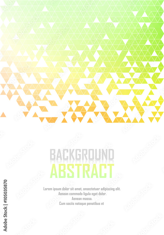 Fototapeta premium Vector Abstract retro geometric background. Template brochure design