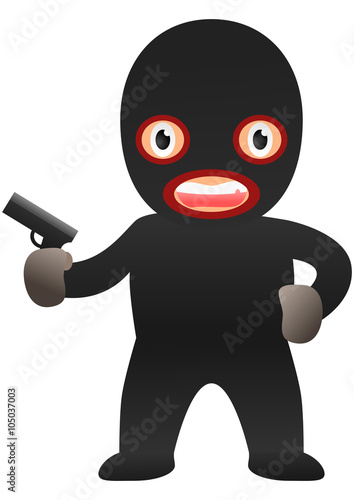 銀行強盗 目出し帽 赤 銃 Stock Illustration Adobe Stock 銀行強盗 目出し帽 赤 銃 Stock Illustration Adobe Stock
