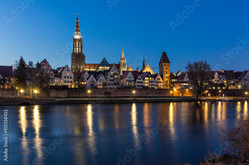 Ulm bei Nacht