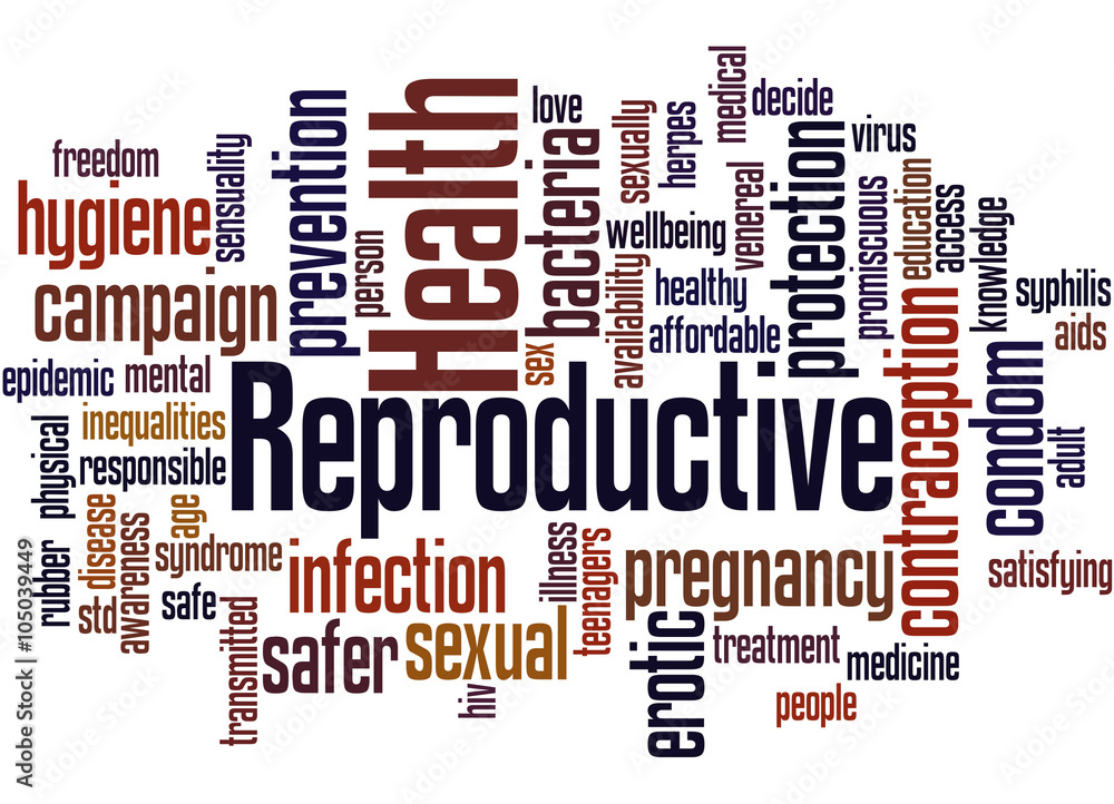 Reproductive Health, word cloud concept 3 Reproductive Health, word cloud concept 3