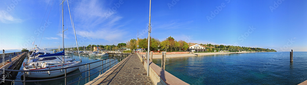 Fototapeta premium Moniga, lago di Garda,