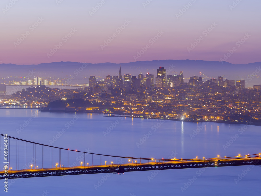 Fototapeta premium Golden Gate Bridge, SFO