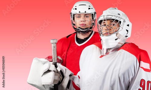 Canvas Print Ice Hockey.