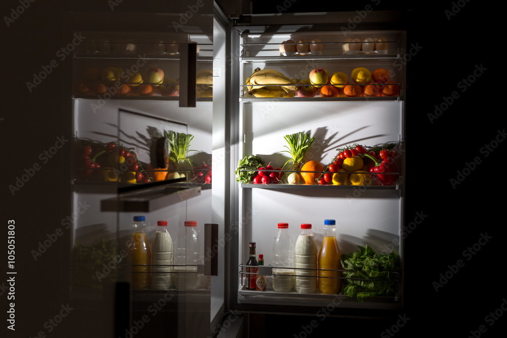 midnight snack, looking into fridge
midnight snack, looking into fridge