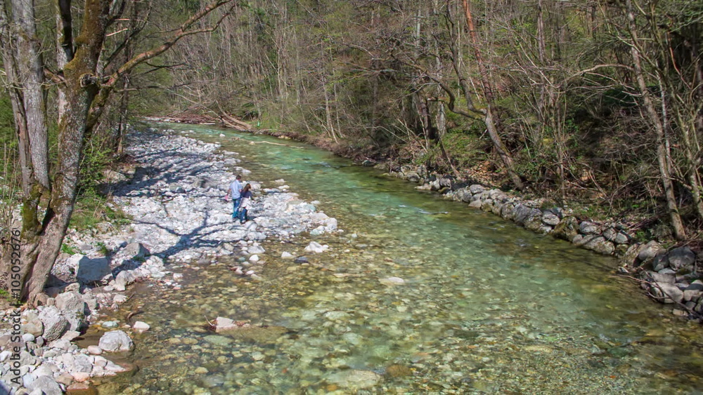 A creek on countryside 