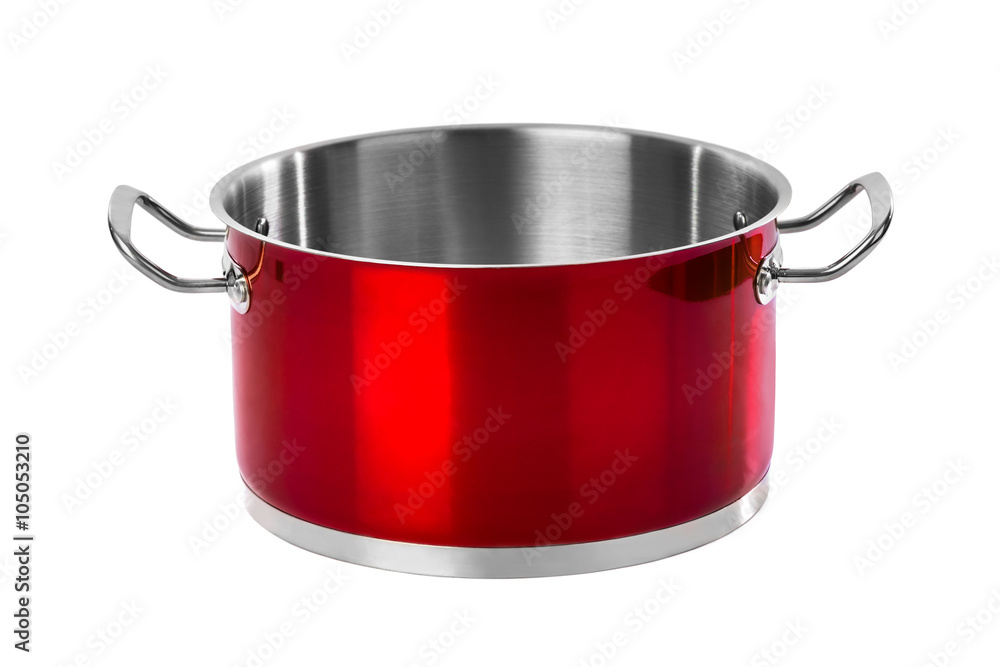 Red steel pan