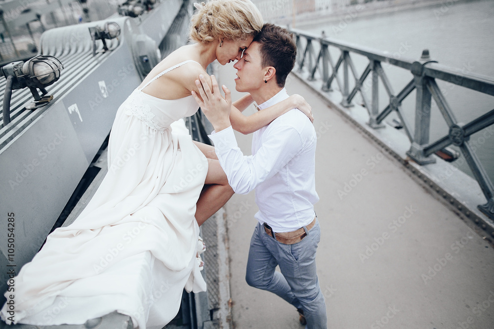 Obraz premium wedding day in Budapest