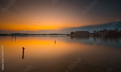 Long exposure lake landscape © milosz_g