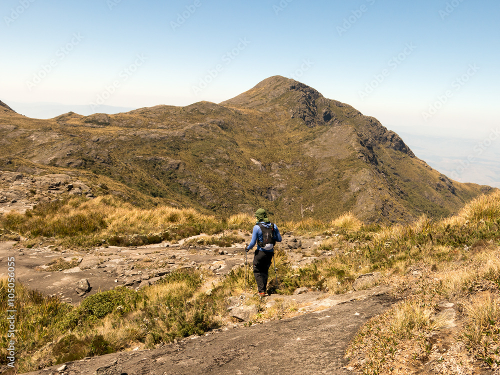 Mountaineering trekking landscape