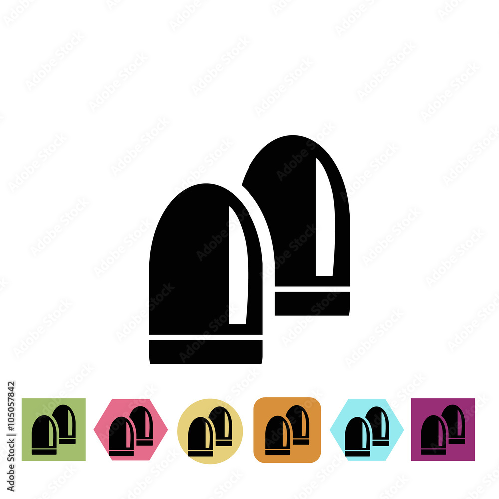 Gun bullets icon Gun bullets icon