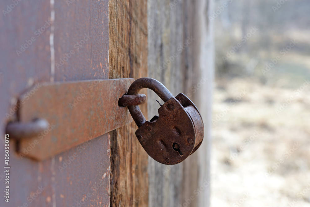 Rusty lock