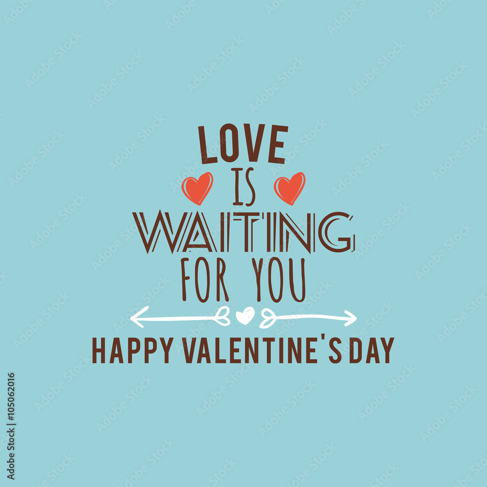 Fototapeta premium Happy Valentine Day