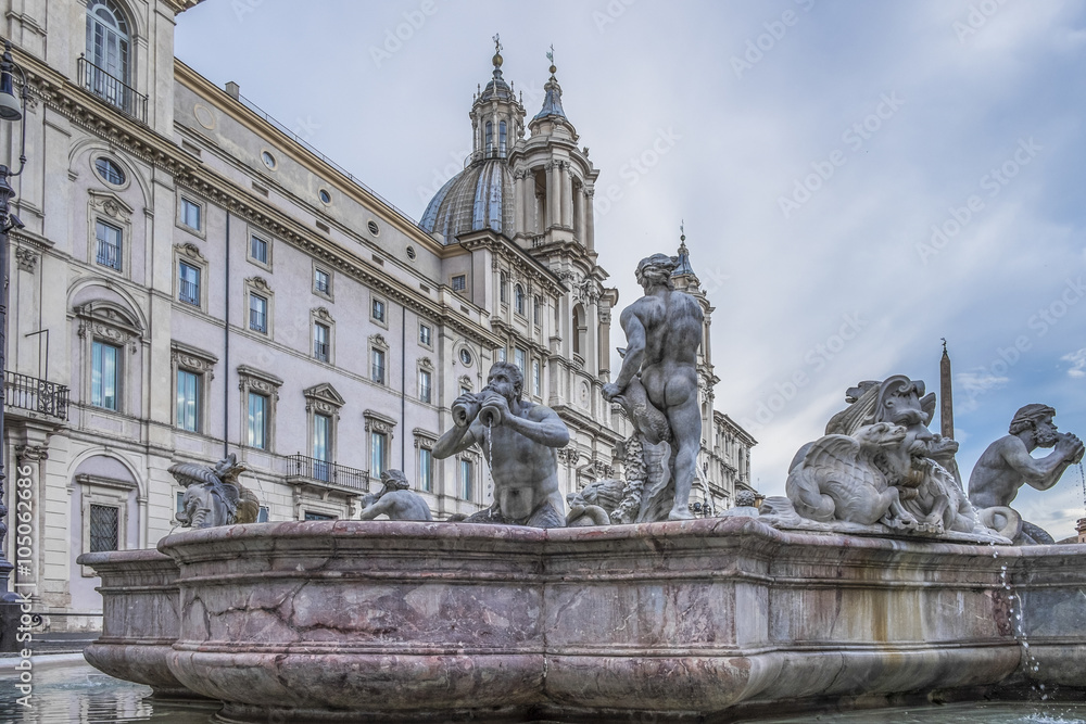 Fototapeta premium Piazza Navona in the Morning