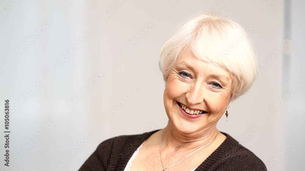 Portrait of senior woman Portrait of senior woman