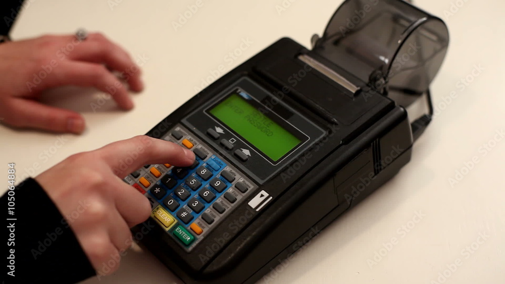 Retail store credit card scanner Retail store credit card scanner