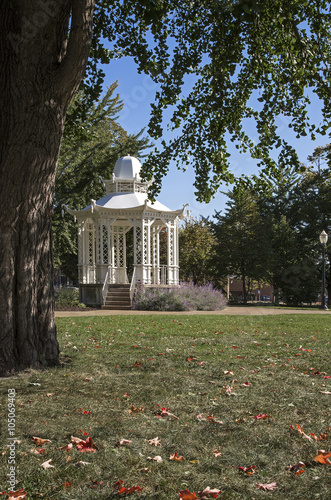 Gazebo in park Dubuque Iowa