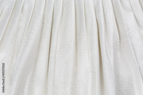 white pleat fabric background