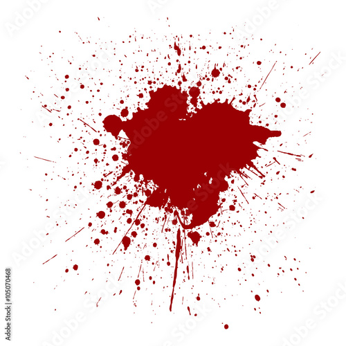 vector splatter red color background. illustraition vector desig
