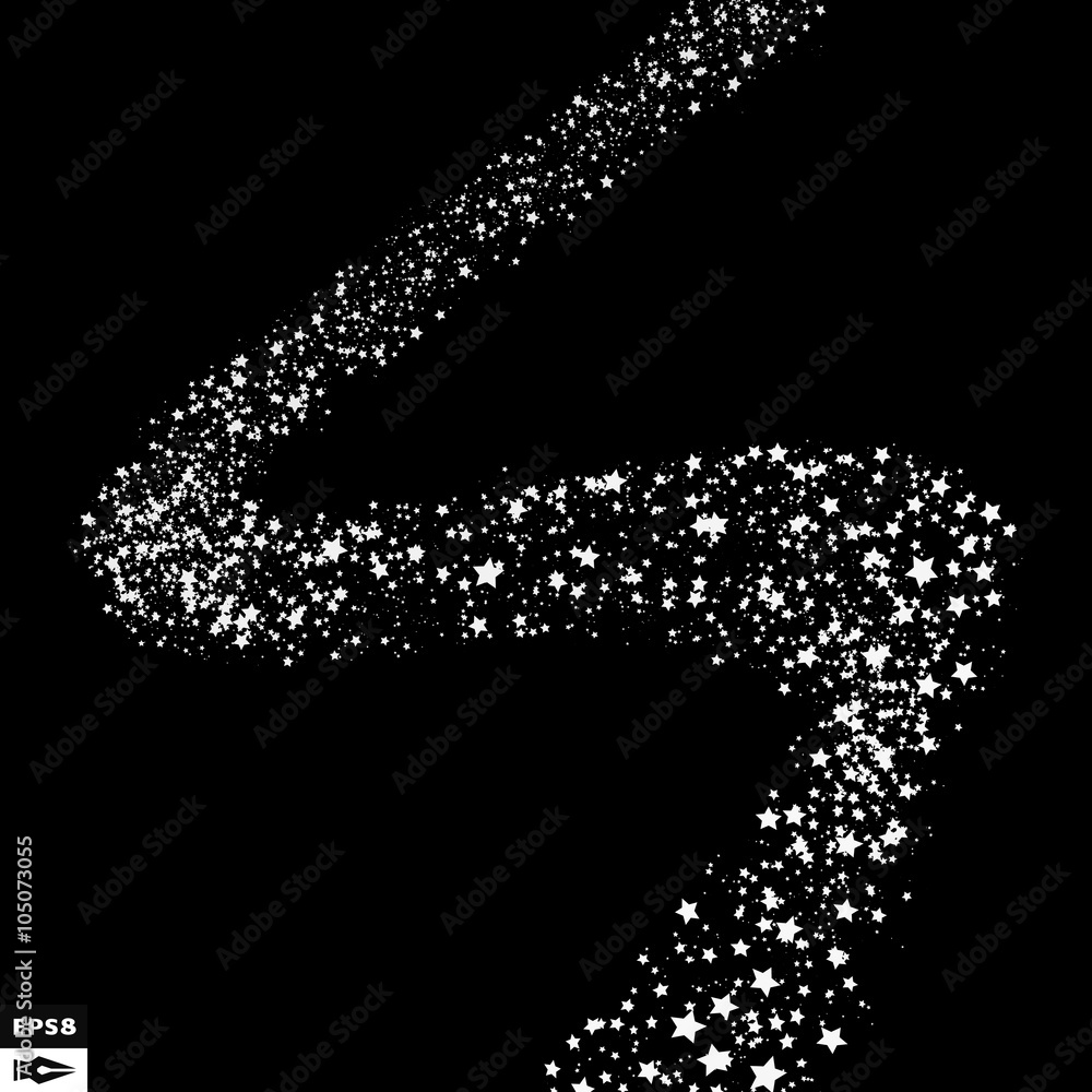 Star way. Black and White Pattern. Design Template. Abstract Vector Illustration.
Star way. Black and White Pattern. Design Template. Abstract Vector Illustration.