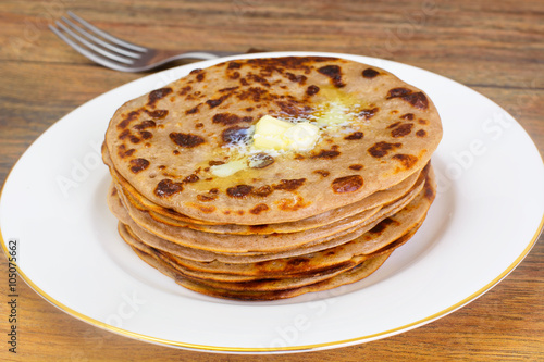 Dietary Pancakes from Flax Meal Stack