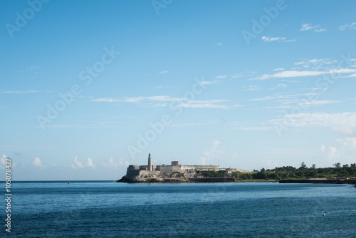 Morro Castle and it's tower in Havana Cuba