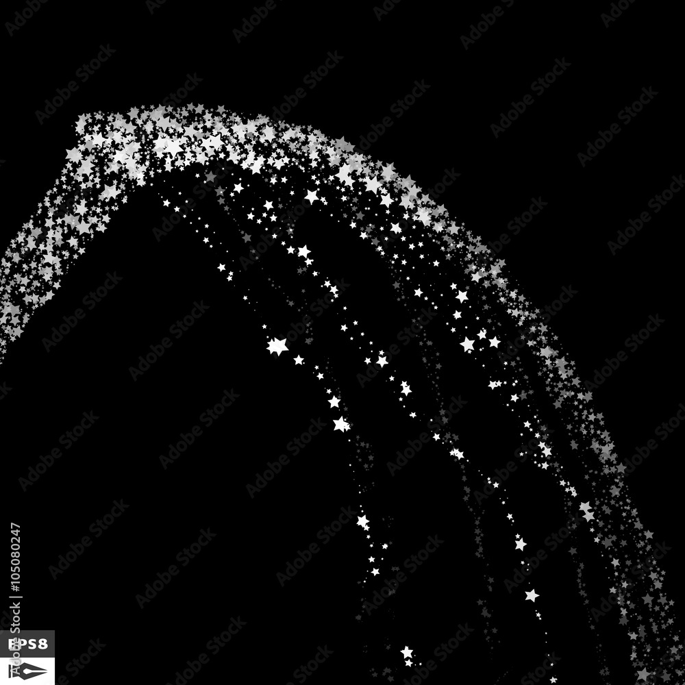 Star way. Black and White Pattern. Design Template. Abstract Vector Illustration. Star way. Black and White Pattern. Design Template. Abstract Vector Illustration.