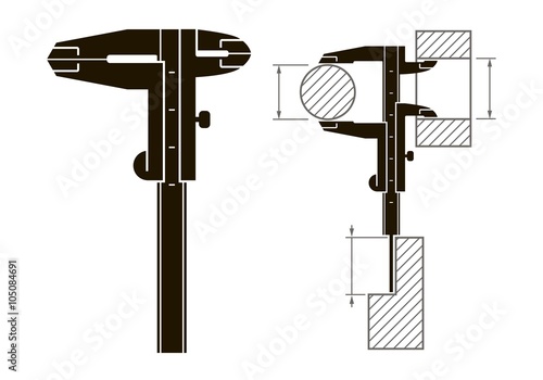 vernier caliper  and methods of measurement