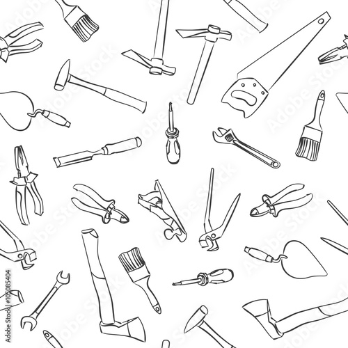 seamless work tools pattern