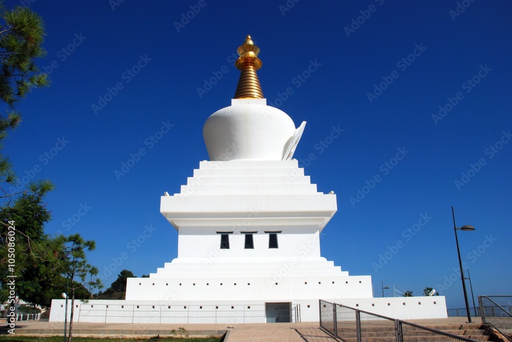 Benalmadena Stupa, Spain.
