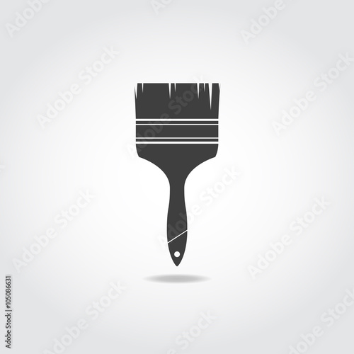 Brush Black Icon