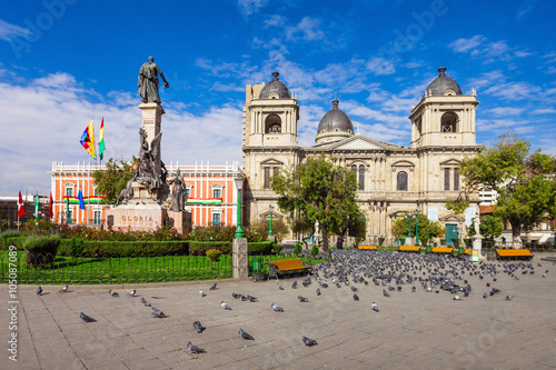 Konstfotografi Plaza Murillo, LaPaz