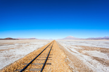 Papier peint photo Le salon Old railway, Bolivia  © saiko3p