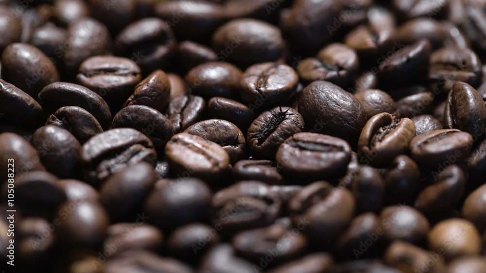 roasted coffee beans, can be used as a background roasted coffee beans, can be used as a background