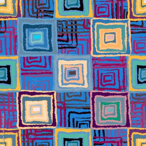 Abstract art seamless pattern