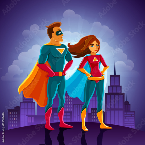 Super Heroes Couple