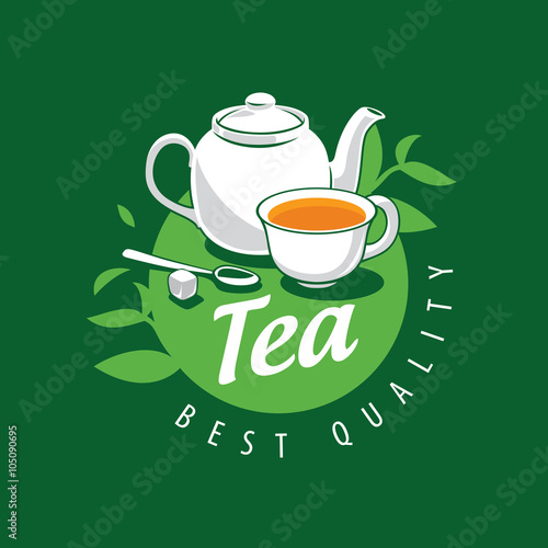 vector logo tea