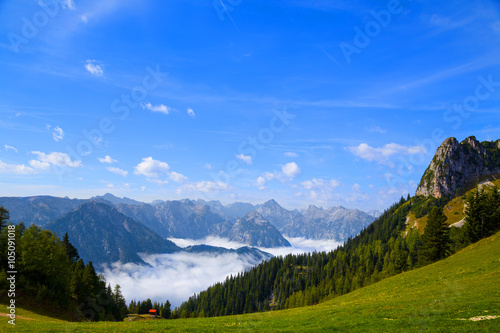 Beautiful Rofan mountains in Austria